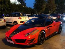 Ferrari 458 Italia Mansory Siracusa spotted in Moscow, Russia. 