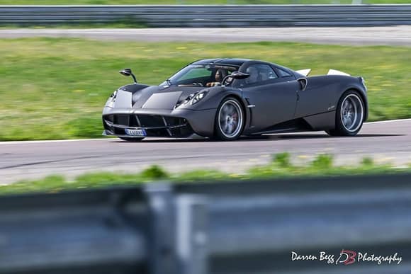 Darren Begg Photography photoshoot of the Pagani Automobili Huayra test drive at the Modena Autodrome, and factory tour.