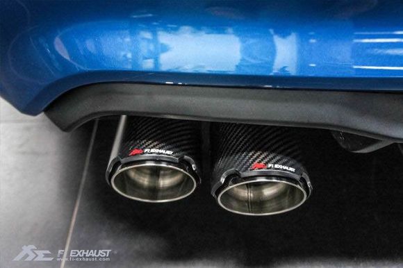 Fi Exhaust for BMW F87 M2 - Fi Design Carbon Fiber Quad Tips.
