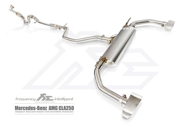 Fi Exhaust for Mercedes-Benz AMG CLA250 – Full Exhaust System.