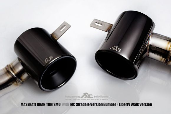 Fi Exhaust for Maserati Gran Turismo – Diamond Black Dual Tips.
