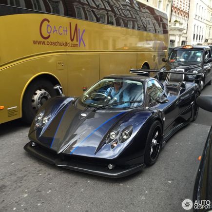 Pagani Zonda 760 VR Roadster.  Spotted in London, United Kingdom by TFJJ