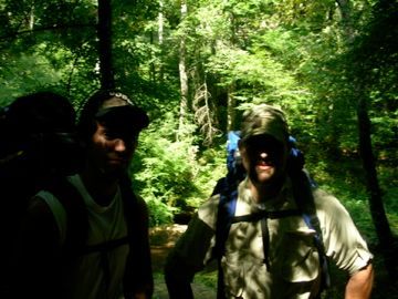 Me and my buddy brad in the Sipsey Wilderness AL