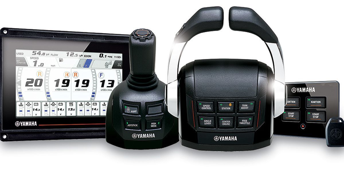 Yamaha Helm Master Electronic Steering Setup For Twin Engines or Quads