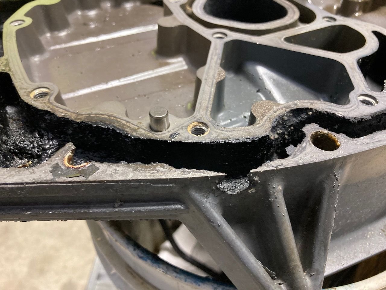 Yamaha F150 Exhaust Corrosion The Hull Truth Boating and Fishing Forum