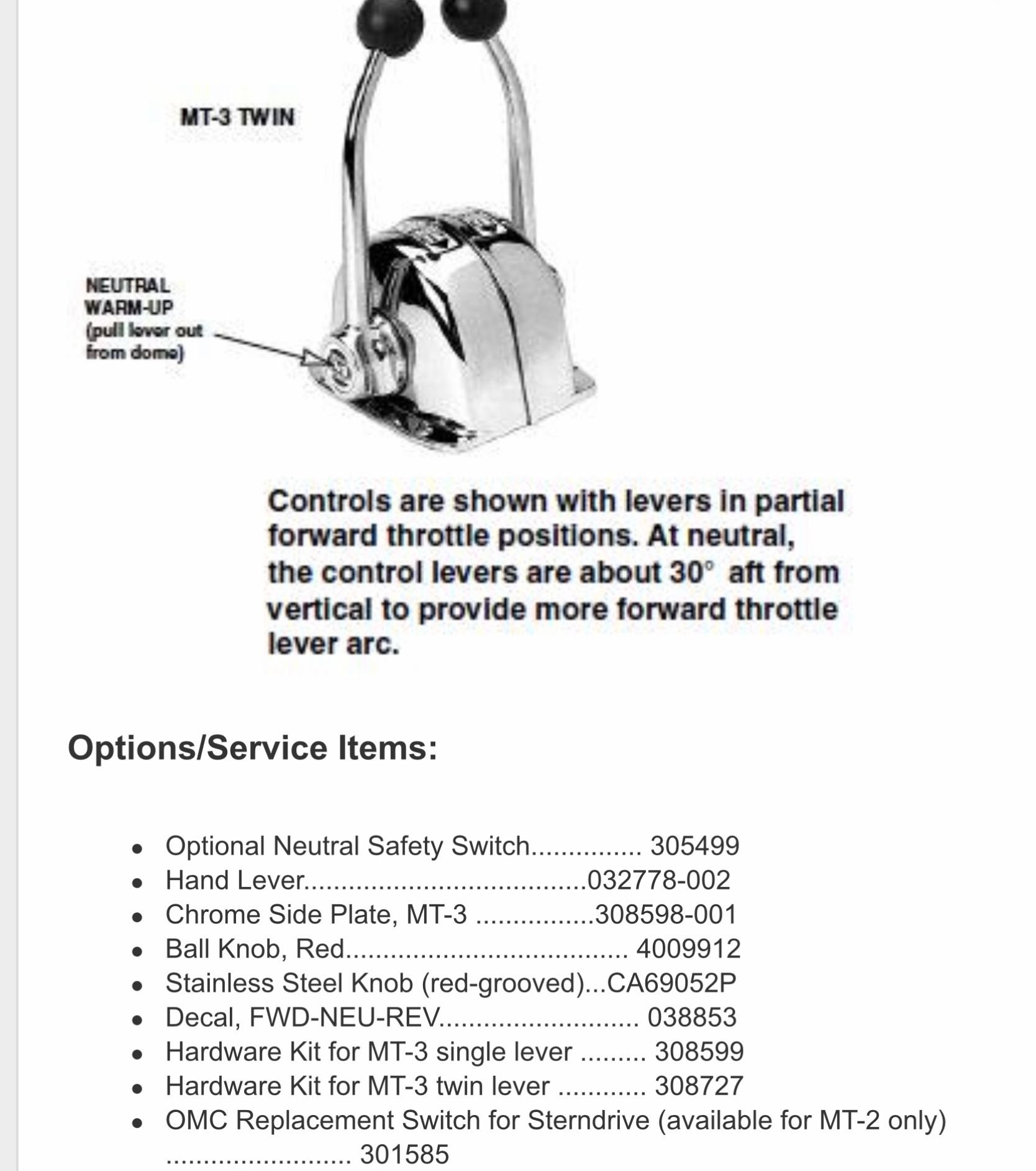 WTB: Morse Electric Shift Switch - The Hull Truth - Boating and Fishing
