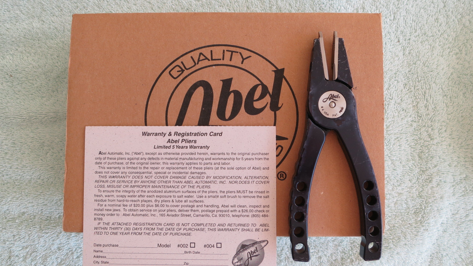 SOLD - Abel #4 Pliers - SOLD - The Hull Truth - Boating and Fishing Forum