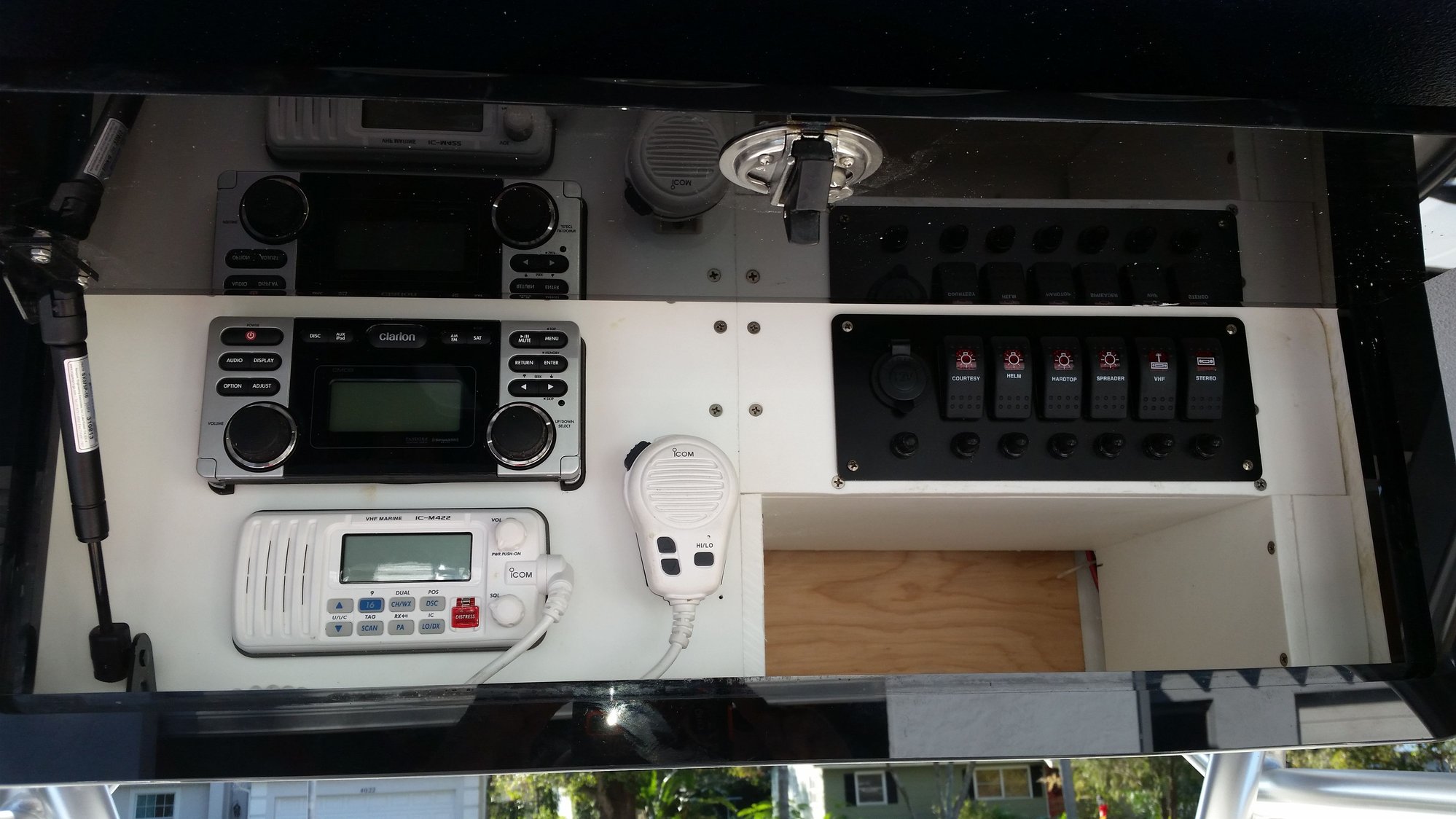 The Hull Truth Boating and Fishing Forum Electronic Boxes under hardtop?