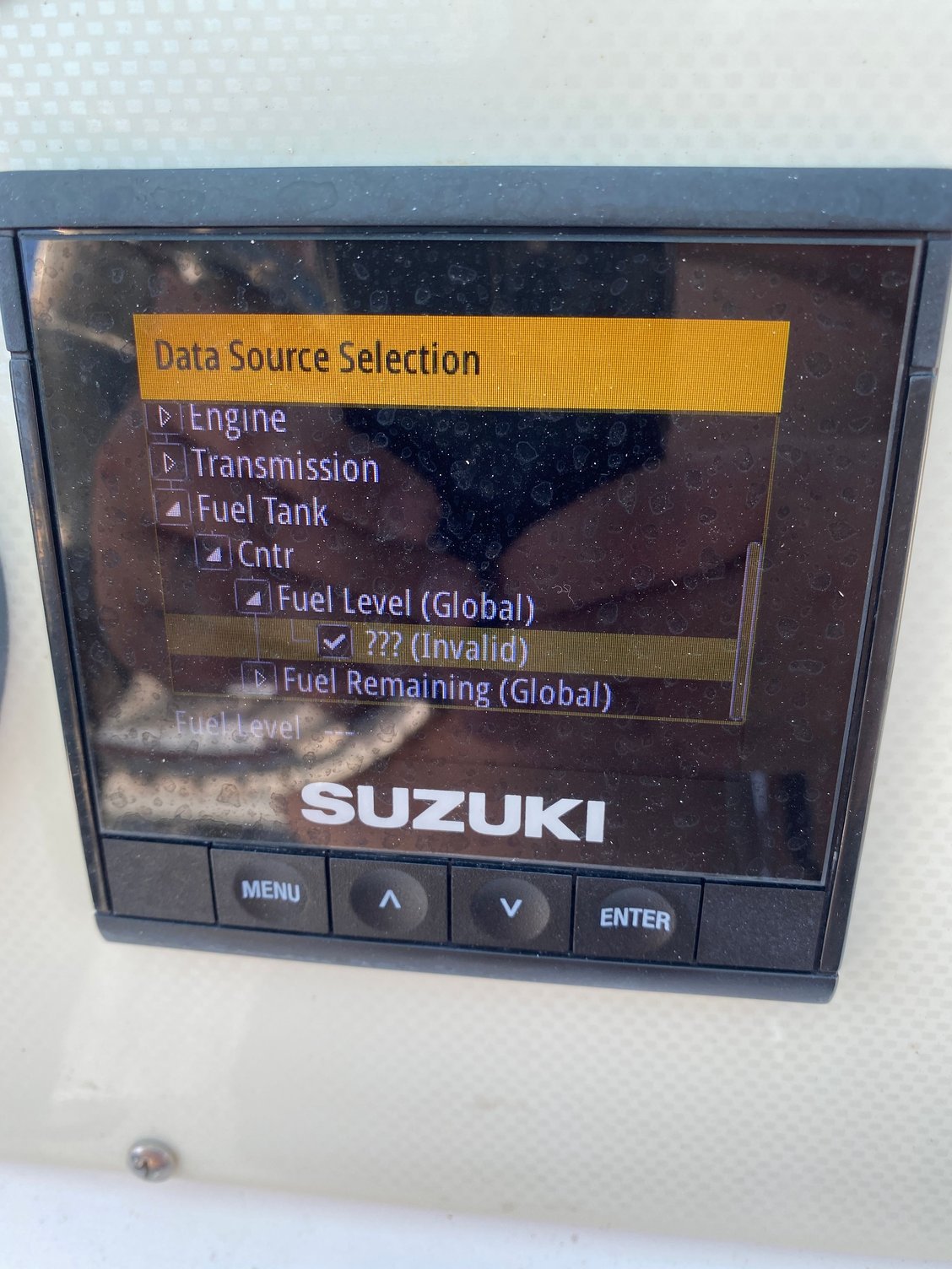 Help. Suzuki C10 fuel display question. The Hull Truth Boating and Fishing Forum
