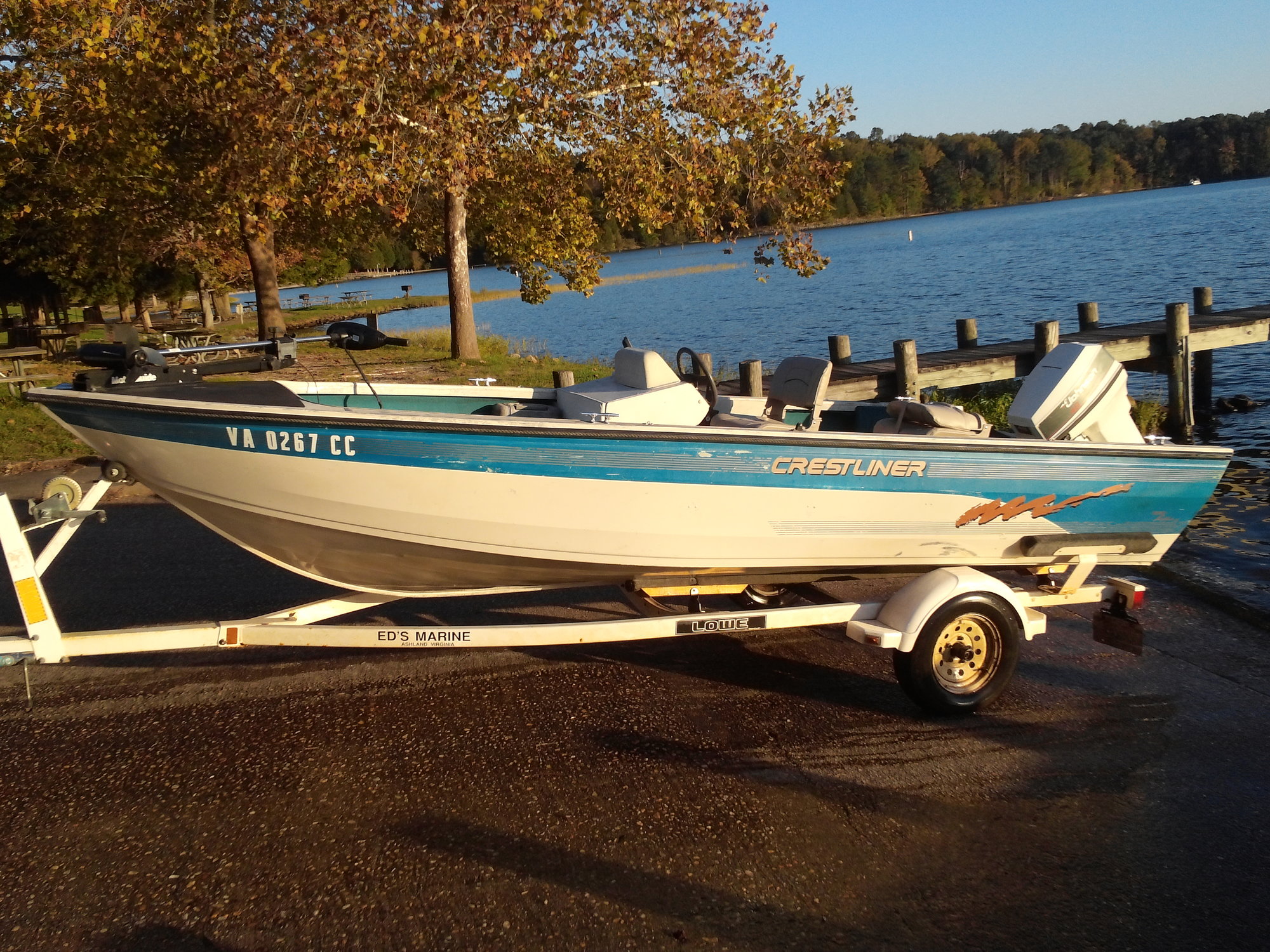 Used 1999 Crestliner Fish Hawk 1650 SC Aluminum Fishing Boat at Roth RV, Deerwood, MN