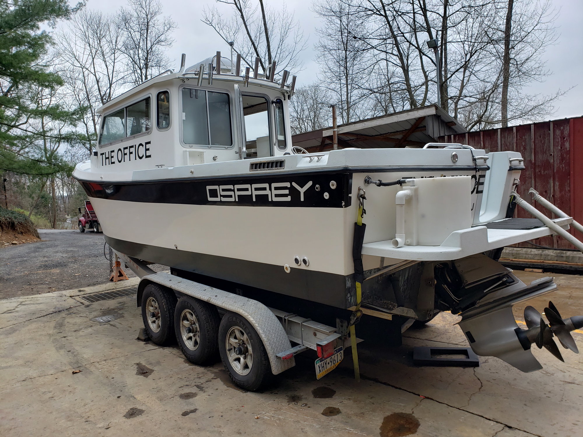 the osprey fishing boat