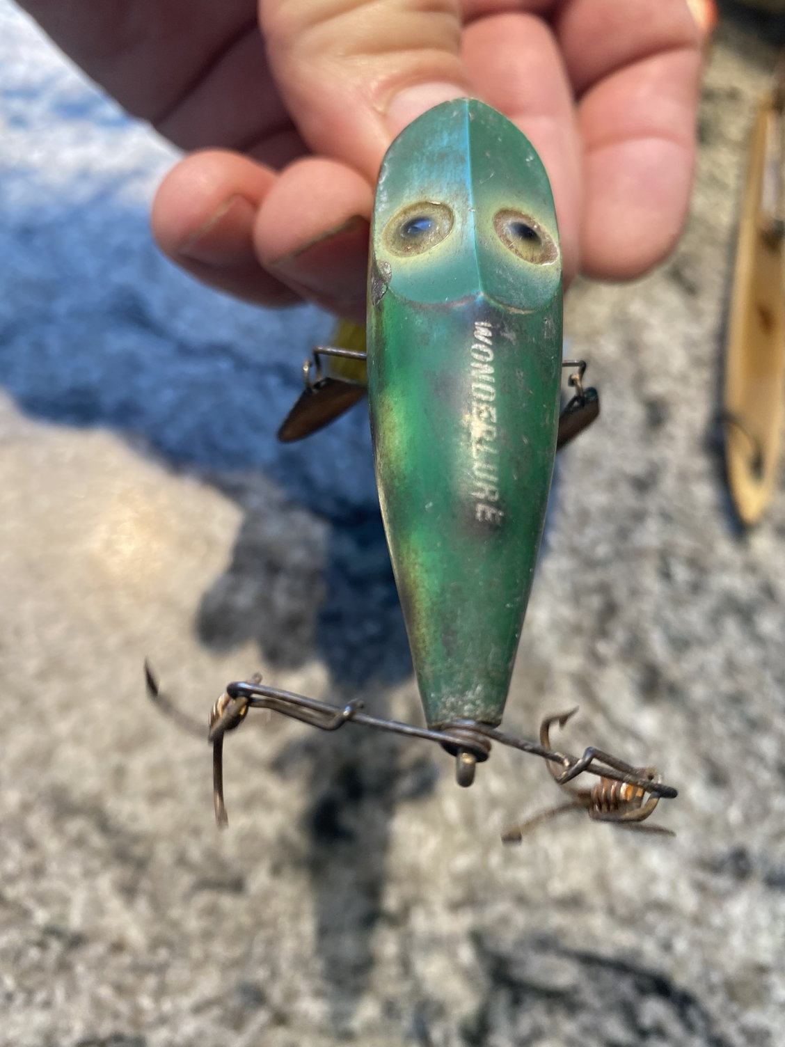 Helin Flatfish  Old Antique & Vintage Wood Fishing Lures Reels Tackle &  More