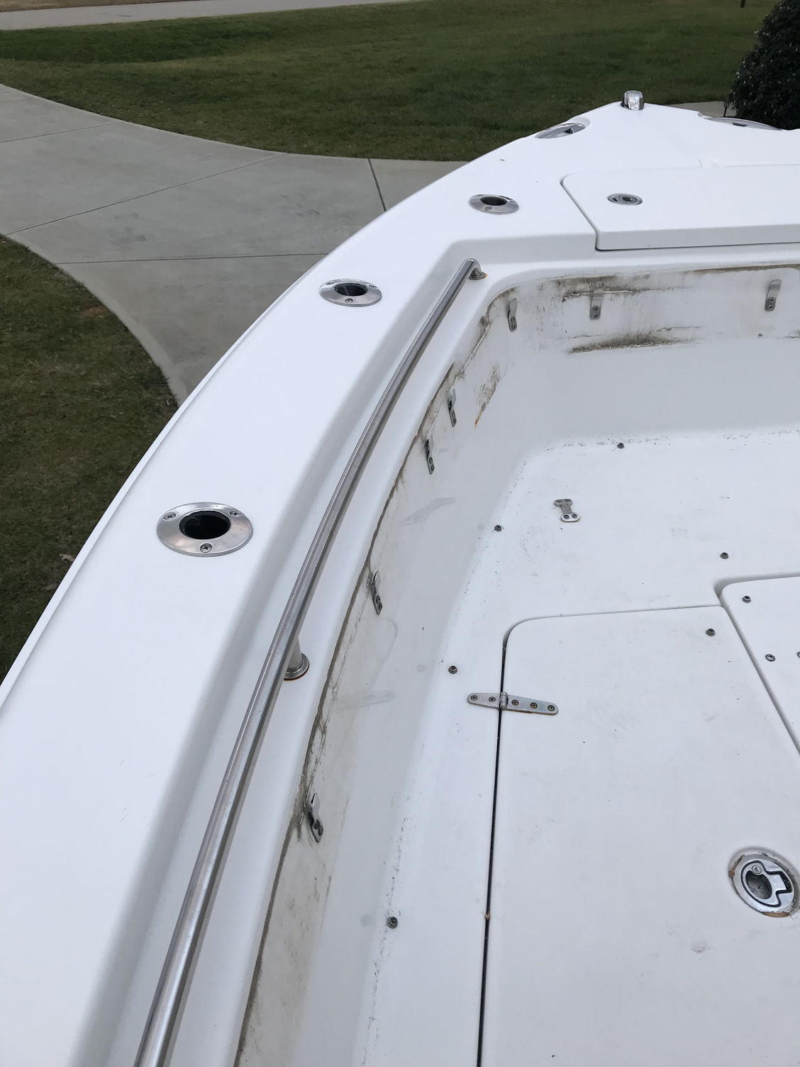 sea hunt transom rod rack photo - The Hull Truth - Boating and