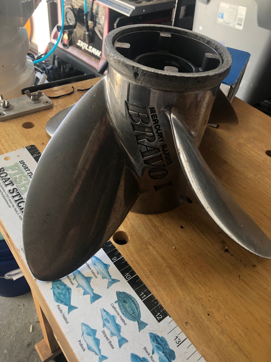 Mercury Bravo 1 props, LH & RH, 22P, Yamaha F350 hubs The Hull Truth