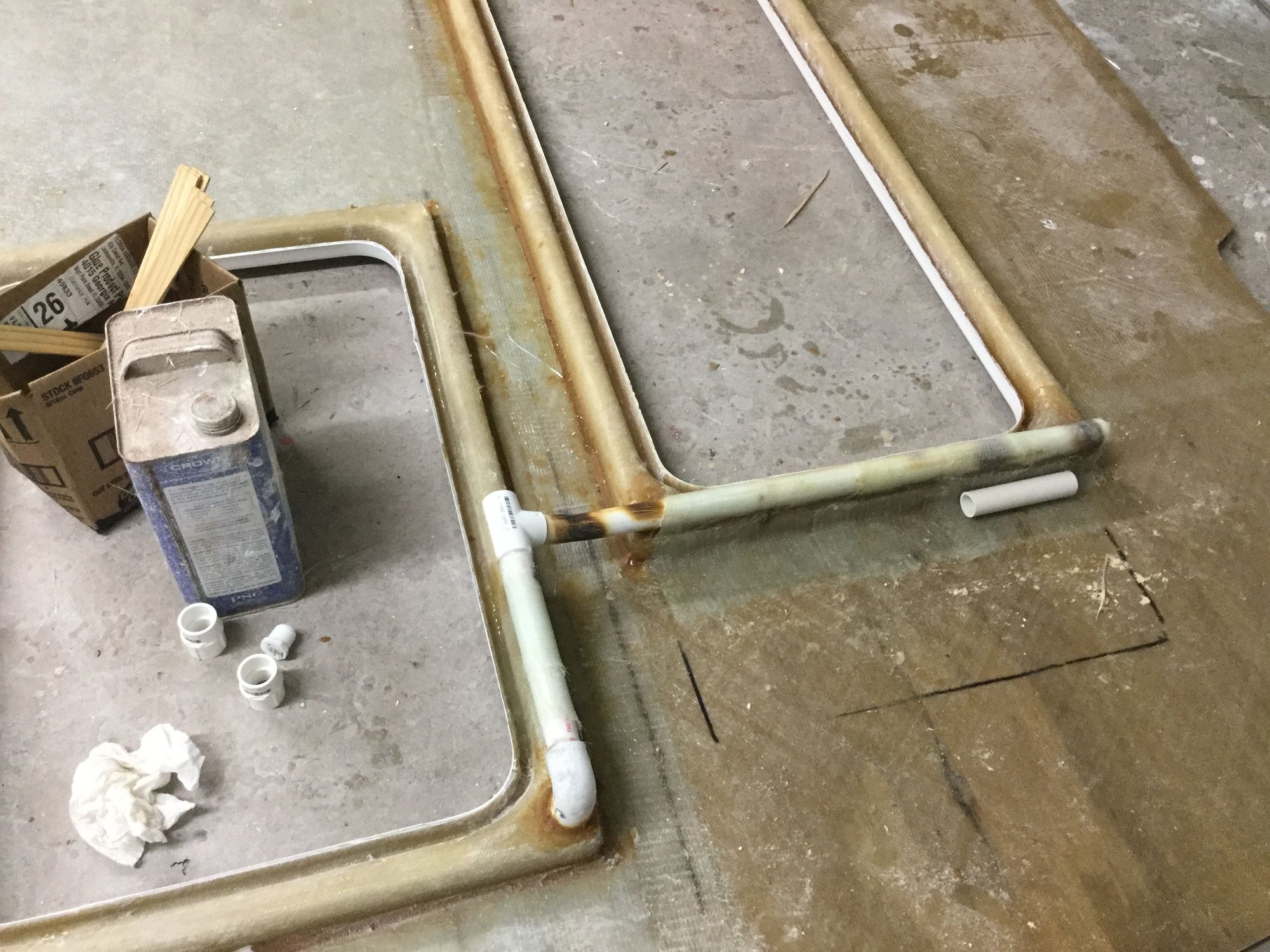 Fiberglass hatch and gutter The Hull Truth Boating and Fishing Forum