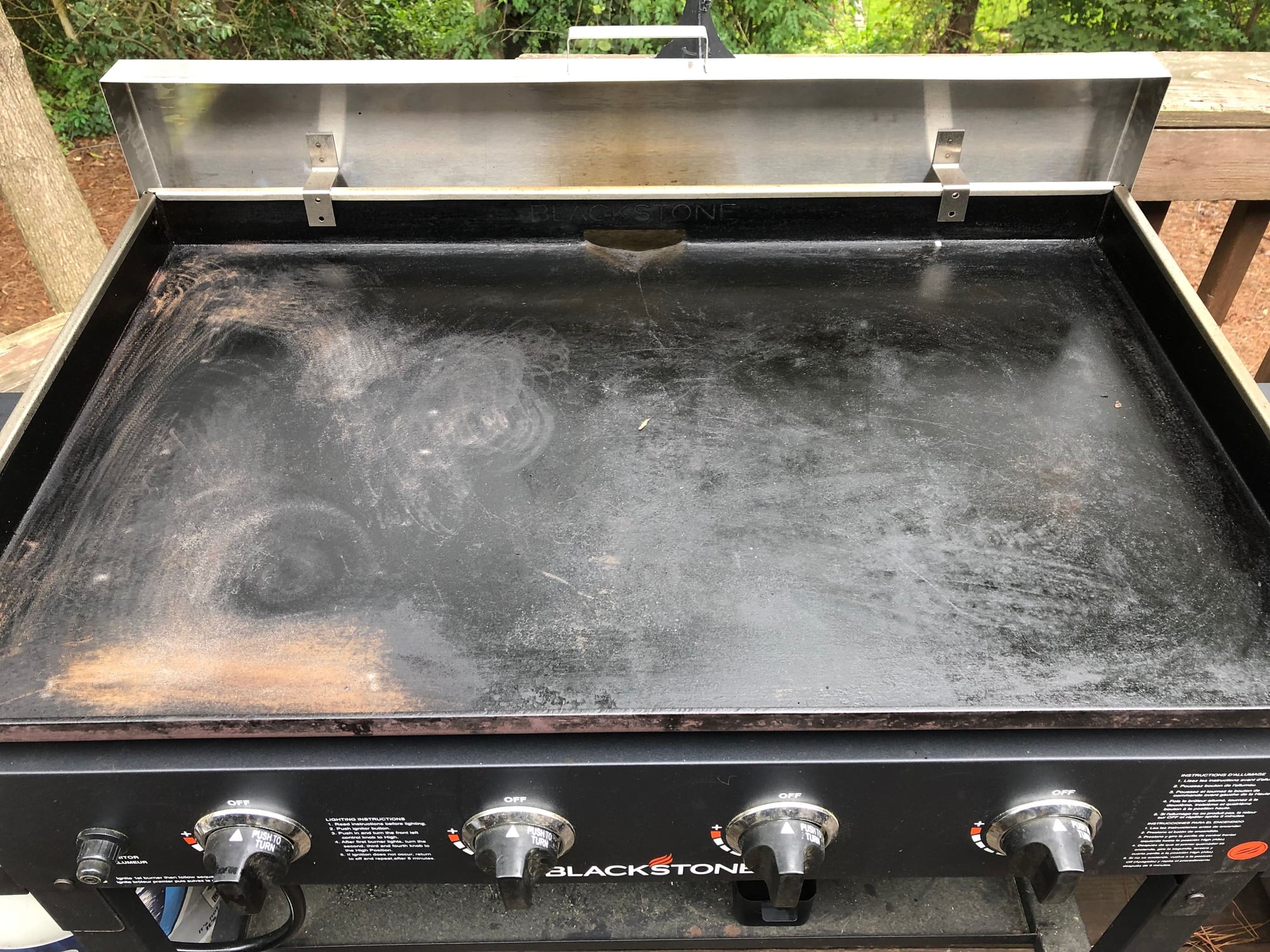 First seasoning of new Blackstone griddle! : r/blackstonegriddle