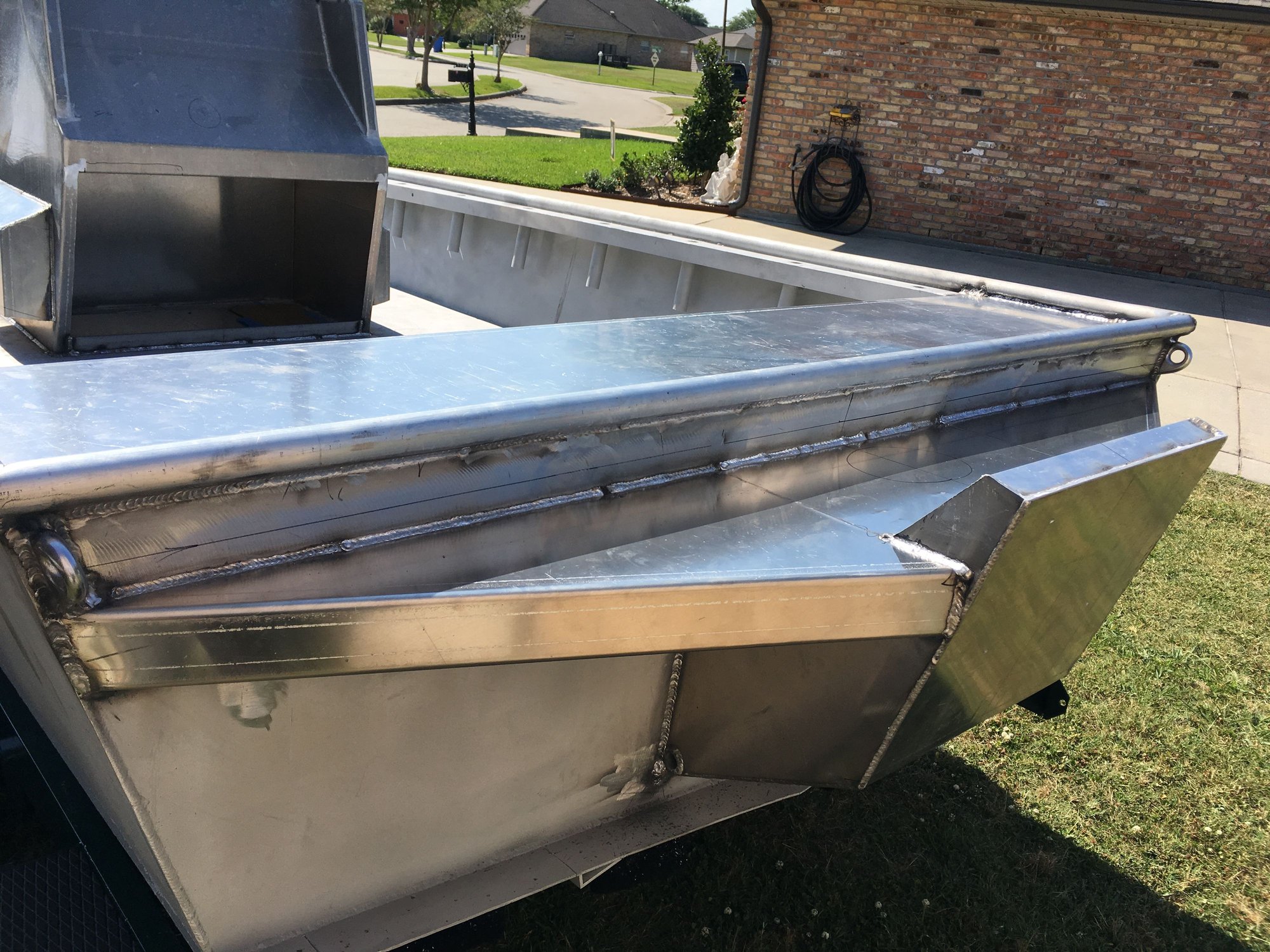 20ft Homemade Aluminum Bay Boat Rebuild Page 2 The Hull Truth