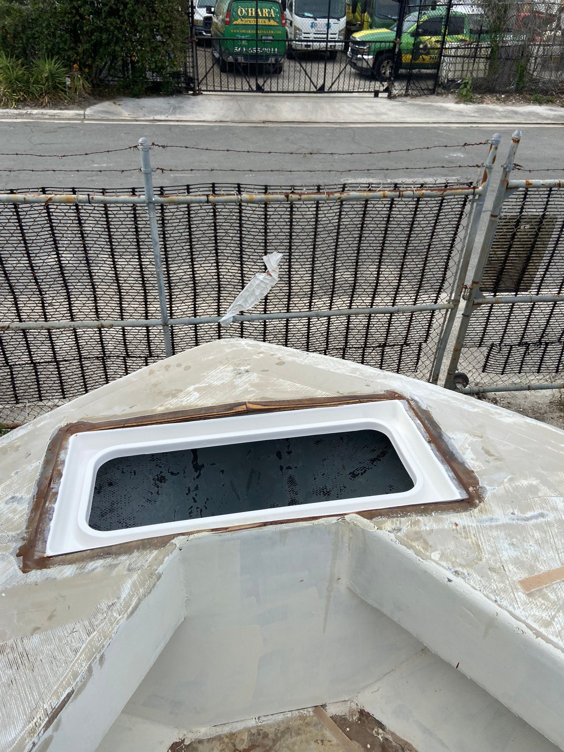 The Hull Truth Boating and Fishing Forum Fiberglass hatch and gutter