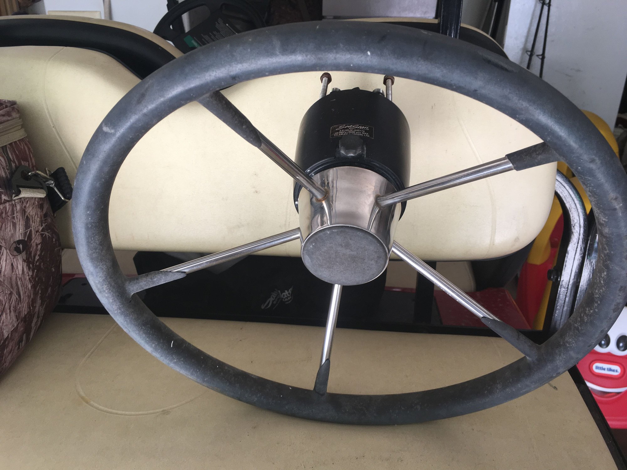 Seastar helm -steering wheel included - The Hull Truth - Boating and 