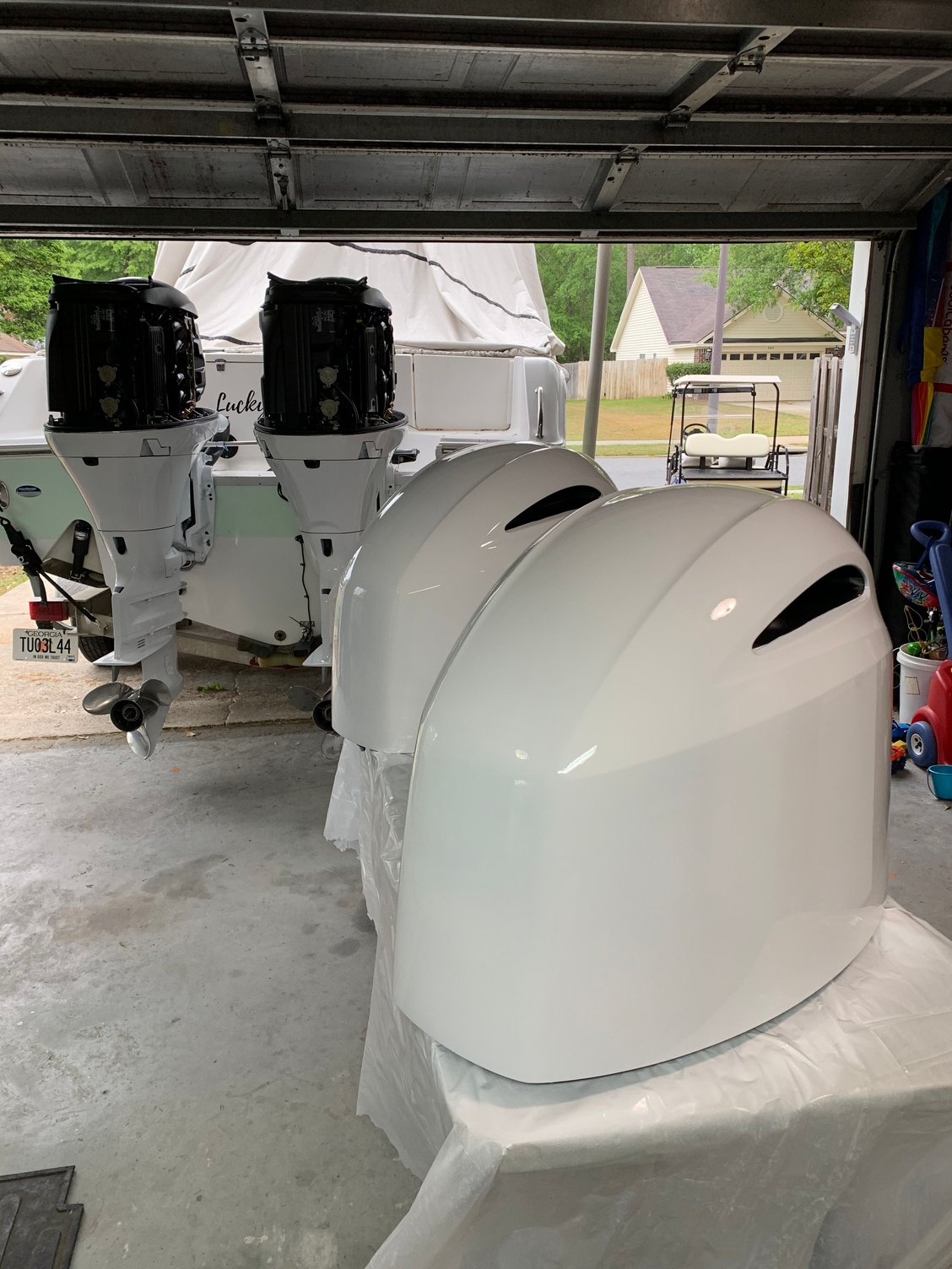 Repainting outboard motor cover / cowling What type of paint The Hull Truth Boating and