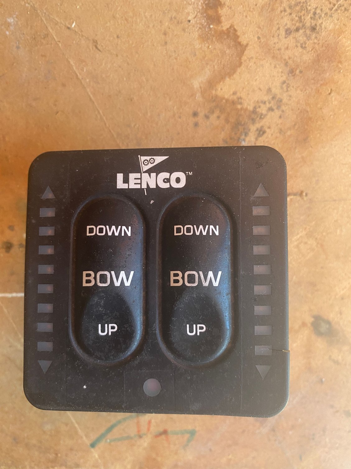 Lenco Trim Tab 10 Pin Potted Switch with control Box The Hull Truth