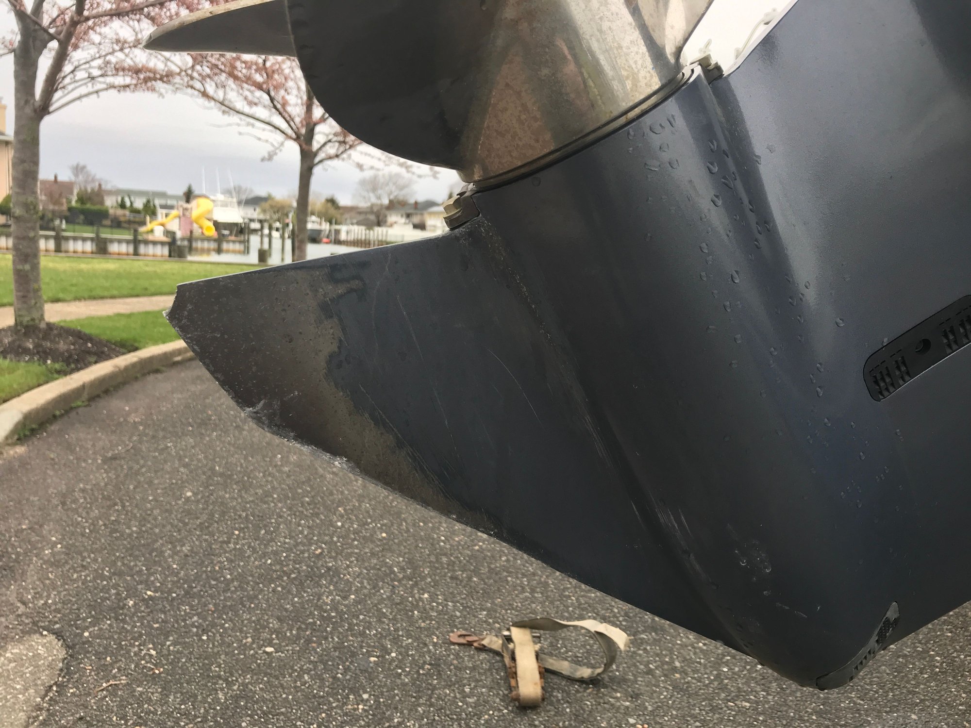 Damaged Skeg Is it worth fixing The Hull Truth Boating and Fishing