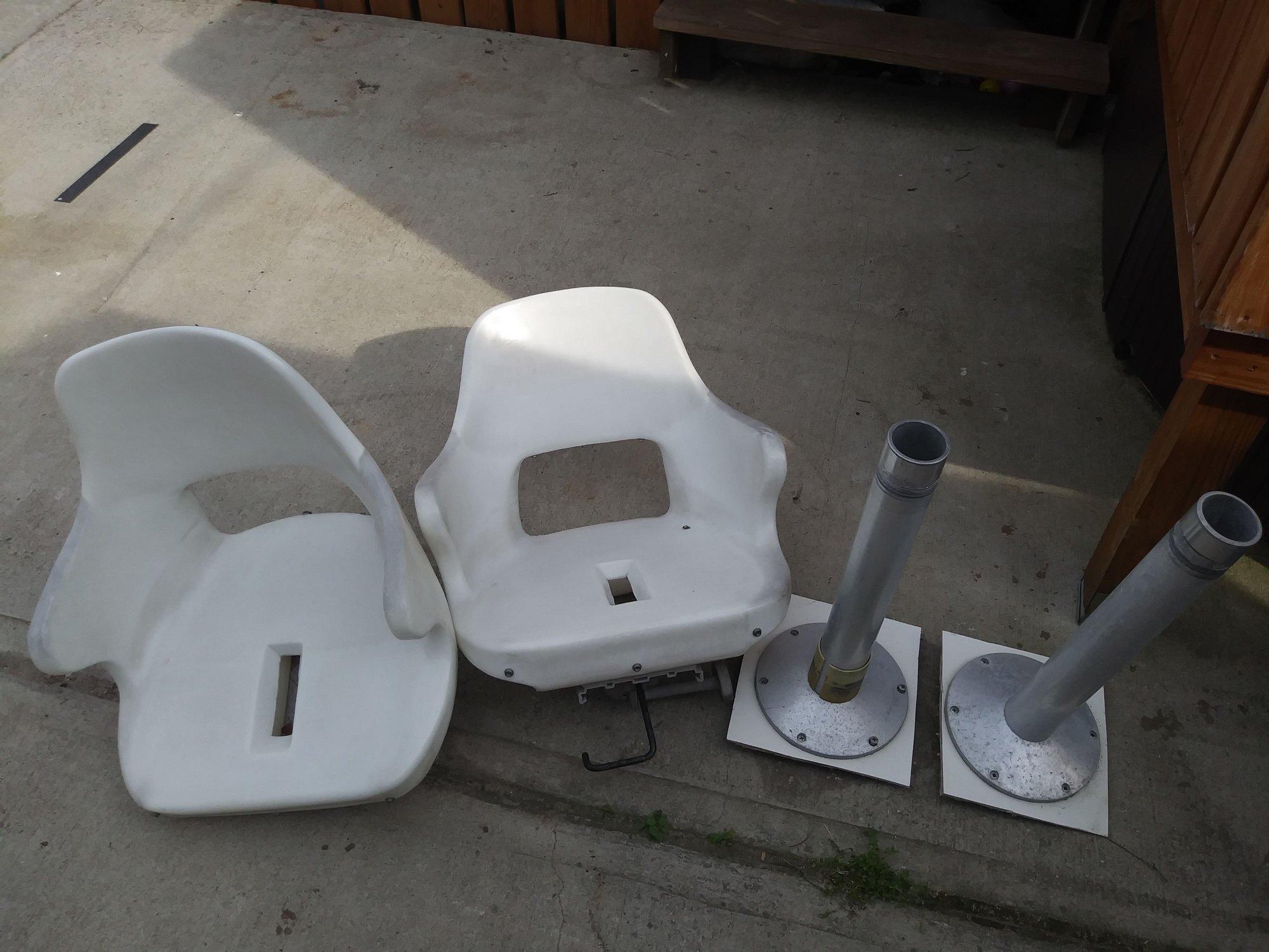 Boat seats with stand/base pair 60 The Hull Truth Boating and