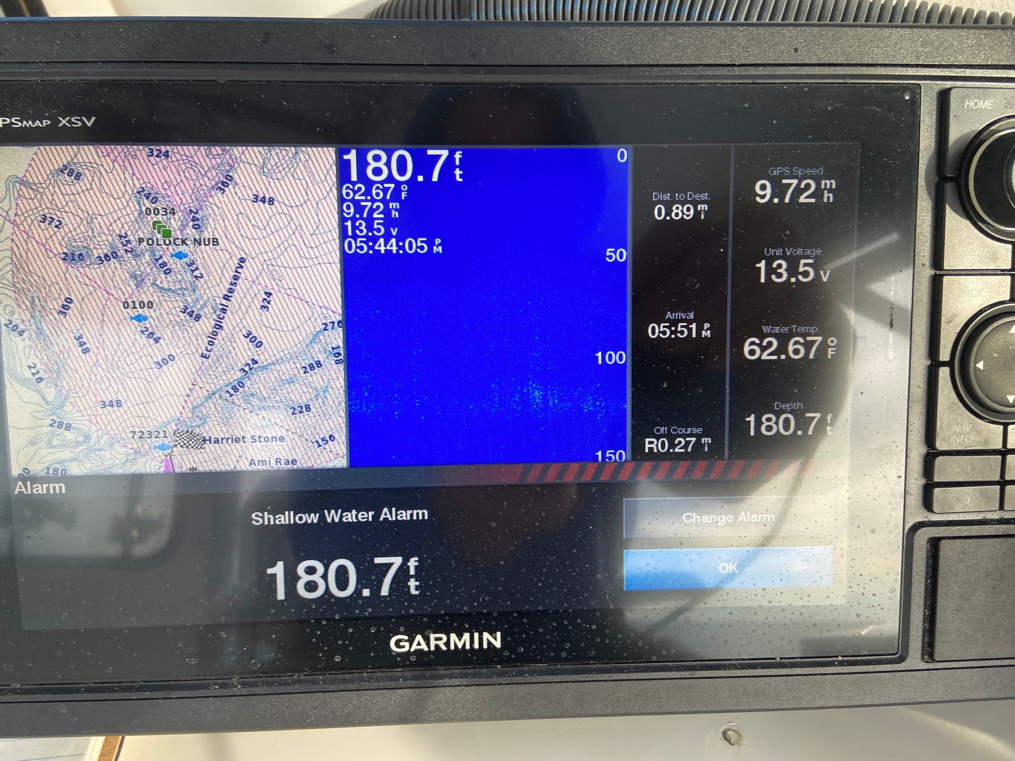 Non Stop Garmin shallow water alarm The Hull Truth Boating and