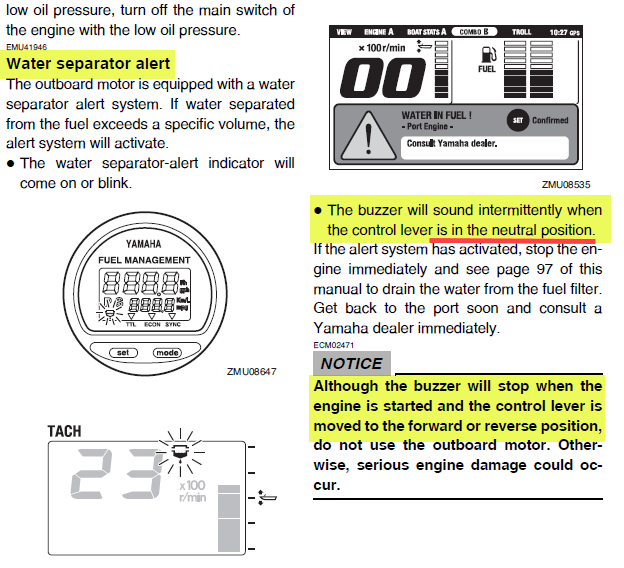 Circle Yamaha tach symbol The Hull Truth Boating and Fishing Forum