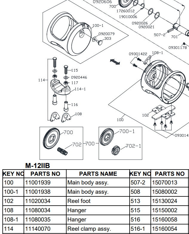 Okuma Reel Parts Diagram General Wiring Diagram