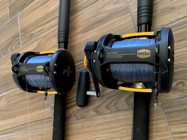 FS: Qty 2 Penn Squall 30VSW on Connley 30-50 Standup Rods - The Hull Truth  - Boating and Fishing Forum