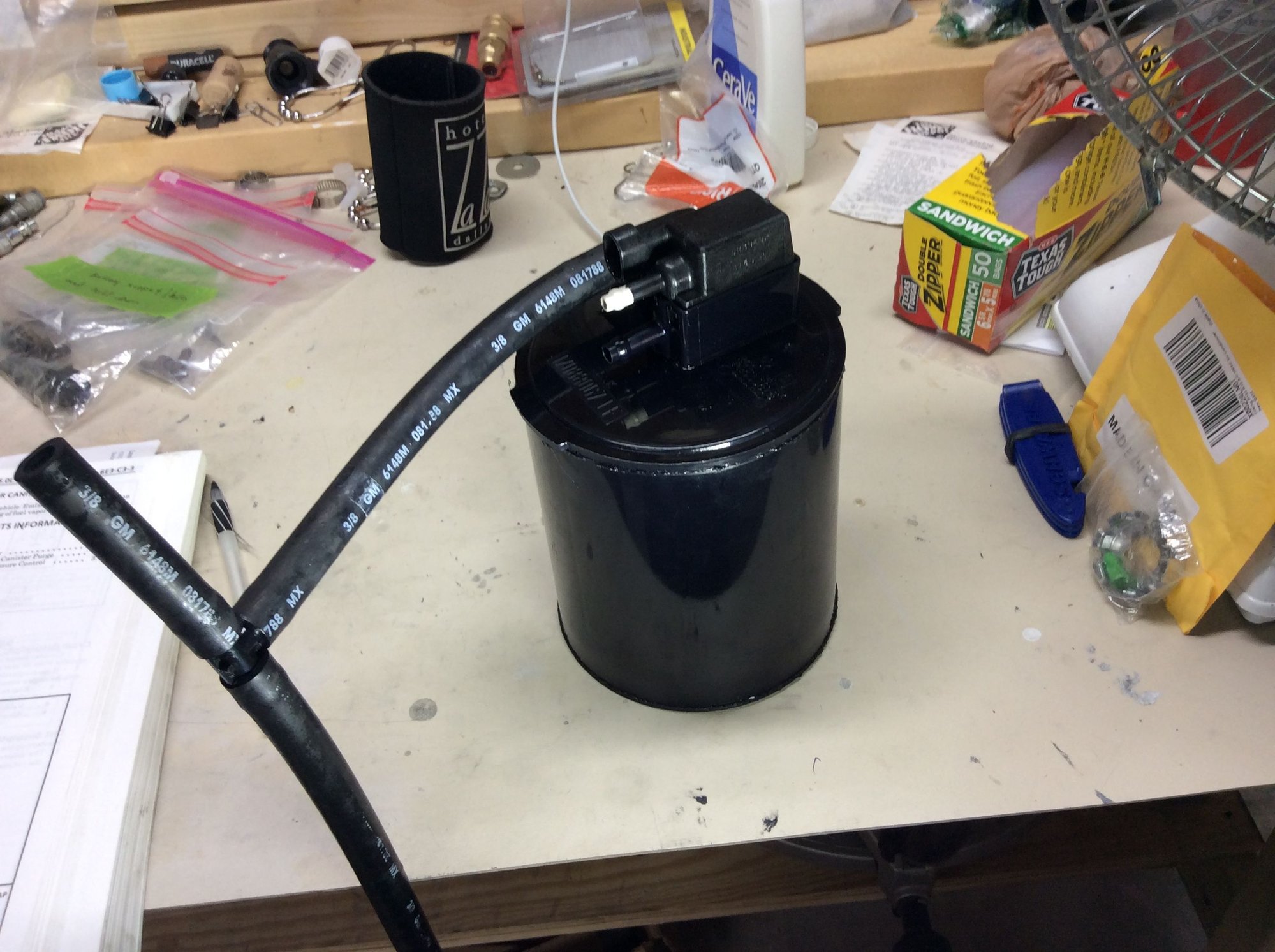 charcoal canister air connection routing help Third Generation FBody