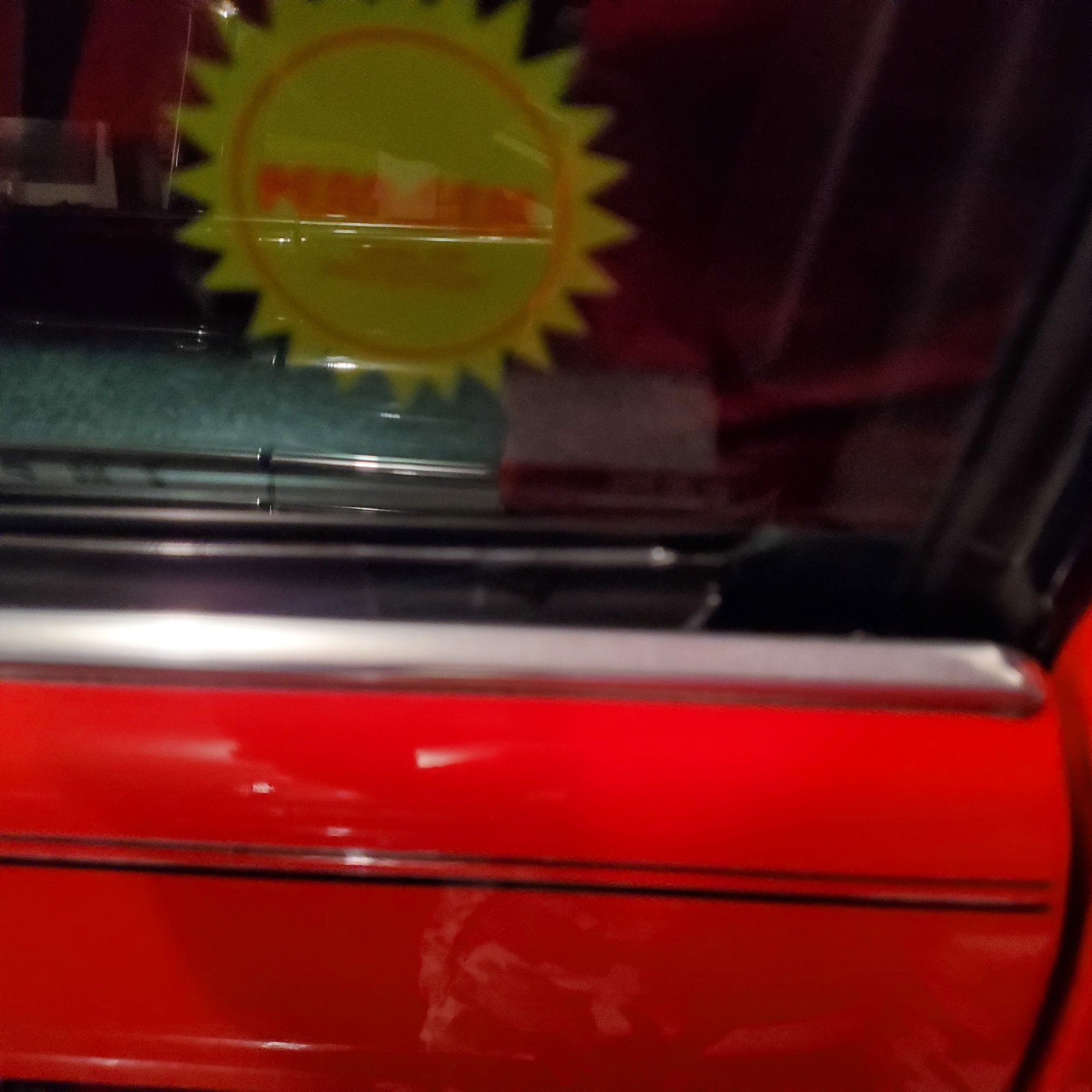 I need the curved black trim behind the chrome edge.