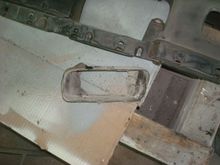 Driver side material removed.