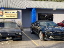 my car on left my boi's car on right