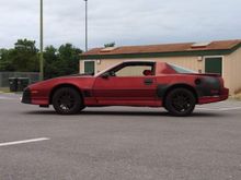 My '87 TA at close to stock ride height.