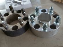 This is what the new wheel spacers looked like compared to my old ones. Changed them when I bought the new wheels