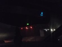 At night