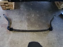 36 mm sway bar, with greasable Top down solutions poly bushings and mounts(not shown). Asking 100 obo shipped. 