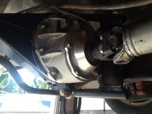 Quick Performance 9" Ford with fabricated housing and Yukon aluminum diff case. 3:70 with Eaton true trac.