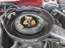 Make sure everything is properly aligned and indexed. Notice notches on TB spacer and the inside of the air cleaner base.