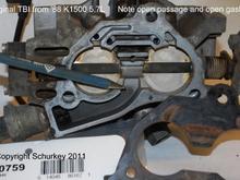 Original '88 TBI with "open" base gasket.