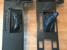 The one I have to cut out for the power window switches. Thought about moving the switches and putting a cup holder in it.