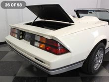 “1985 Limited Edition Z28 Chevy Camaro with the Daytona kit”. After the 1985 Z28 Chevy Camaros left the factory & arrived at the dealerships, the dealerships had them sent out and the Dayton after market kit installed in them and had them listed as a limited edition. They convertible soft tops & 2 seaters.