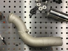 Old down pipe worse than two 90 degrees