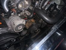 I replaced the radiator to a three-quarter. I have also done a hole flush on the system. I see pressure when I take the radiator cap off and start the car and I did get rid of the small pump.