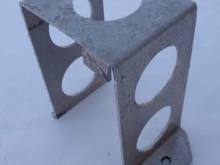 the mount I made, the back lip fits into the stock battery box hold down, the front uses the stock hold down to bolt down so technically I'm using the stock box with the stock mounts with a battery that is much smaller (it would easily fit in the space you have left)