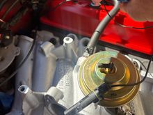 New EGR valve, valve sensor, and extension pigtail. 