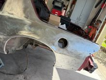 Rear glass removed