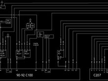 So according to this print. You can only access the speedo from the c207? Is that correct? The rest have to come from the c100? If that’s the case I’ll have to loop back around back inside the car where my loose wires are. Correct me if I’m wrong
